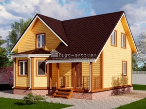 Дом из бруса ДБ-35