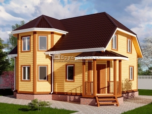 Дом из бруса ДБ-36