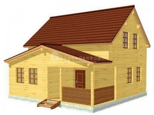 Дом из бруса ДБ-32